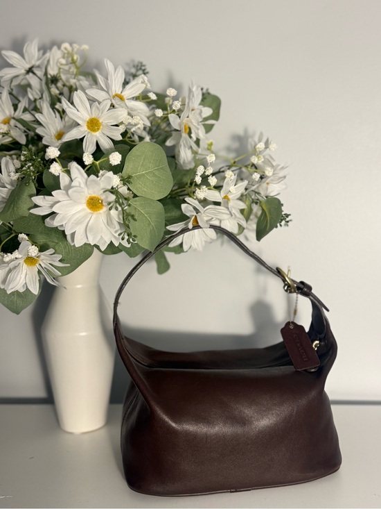 Coach Handbags - Vintage 1998 Coach Soho Mini Hobo Bag Style 4145 Dark Brown Leather